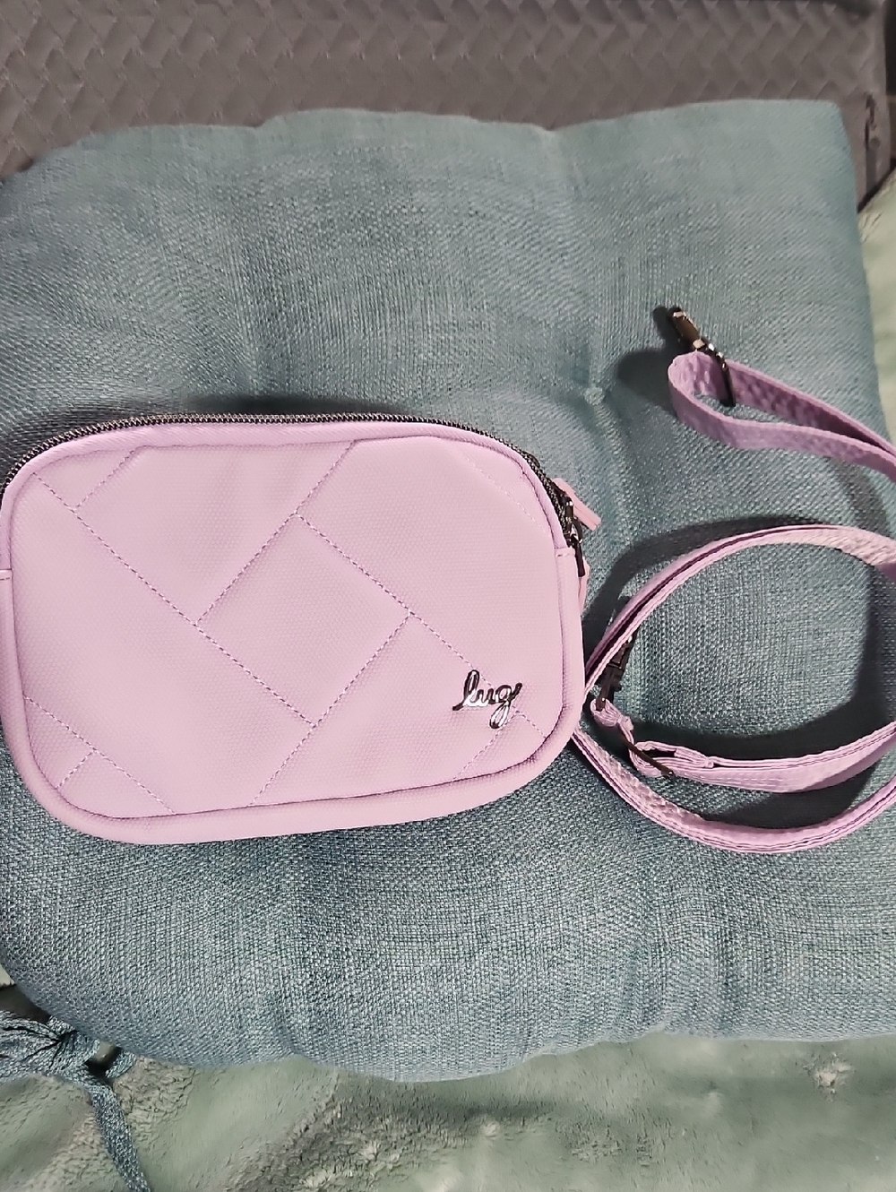lug Sugarplum Matte Luxe Coupe Crossbody Bag